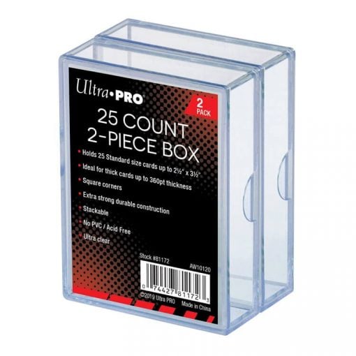 Ultra Pro 25 Count Two Piece Storage Box
