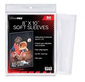 Ultra Pro 8"x10" Soft Sleeves 50 Count Pack