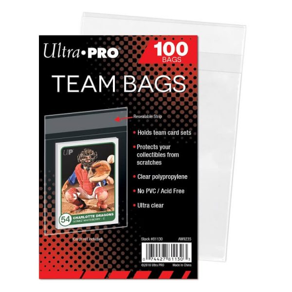 Ultra Pro Sleeves Team Bags 100 Count Pack