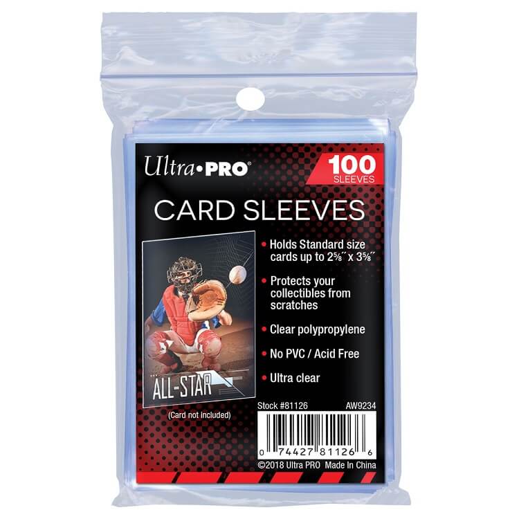 Ultra Pro Soft Card Sleeves 100 Count Pack