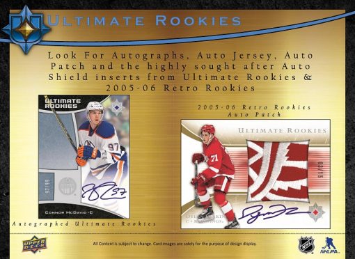 15-16 Upper Deck Ultimate Hockey Product Image Page 3