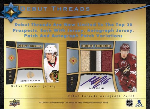 15-16 Upper Deck Ultimate Hockey Product Image Page 5