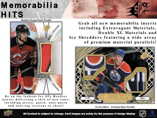 16-17 Upper Deck SPx Hockey Product Image Page 5