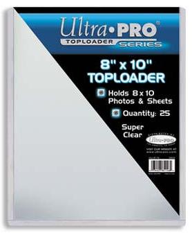 Ultra Pro 8" x 10" Toploaders 25 Count Pack