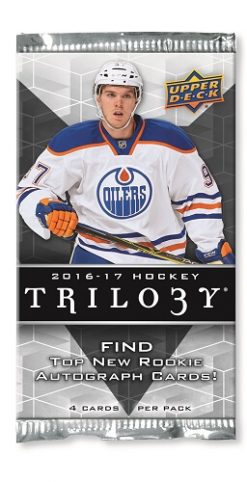 2016-17 Upper Deck Trilogy Hockey Hobby Pack