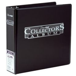 Ultra Pro 3-Ring 3 inch Black Collectors Album Binder