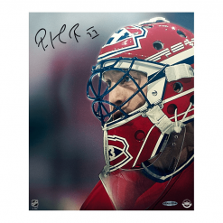 Patrick Roy Autographed Up Close and Personal Canvas