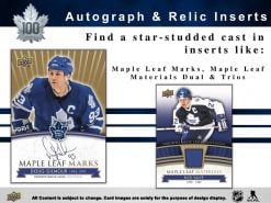 17-18 Upper Deck Toronto Maple Leafs Centennial Page 3