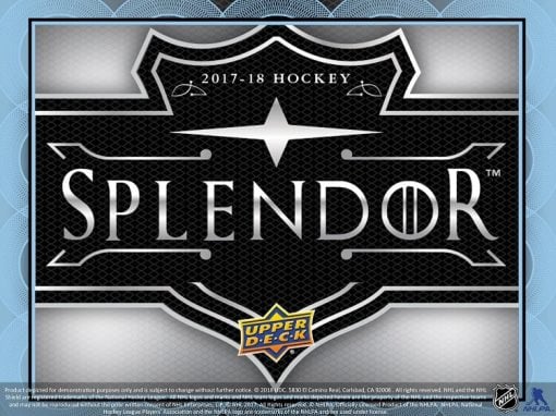 2017-18 Upper Deck Splendor Hockey
