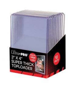 Ultra Pro Super Thick 180pt Toploader - Pack of 10