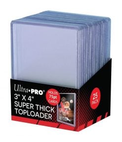 Ultra Pro Super Thick 75pt Toploader - Pack of 25