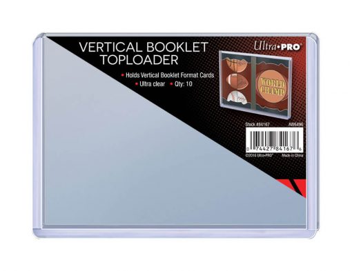 Ultra Pro Vertical Booklet Toploader - Pack of 10