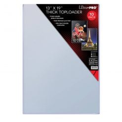 Ultra Pro 13" x 19" Thick Toploader - up to 5mm - Pack of 10