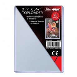Ultra Pro 3.5" x 5 1/8" Toploader - Pack of 25