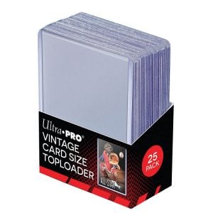 Ultra Pro 2-5/8" x 3-3/4" Vintage Sized Toploader - Pack of 25