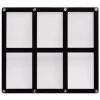 Ultra Pro 6-Card Black Frame Screwdown Holder