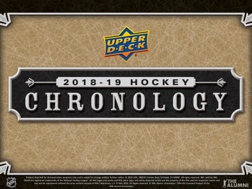 2018-19 Upper Deck Chronology Hockey