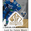 2018-19 Upper Deck SP Authentic Hockey Hobby Pack
