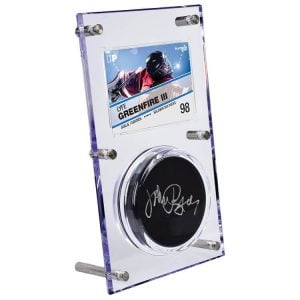 Ultra Pro 35pt Clear Puck and Card Flip Display Case