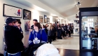 An early line up inside the CloutsnChara store for the Steve Dangle book signing event in April 2019.