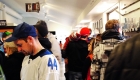A large crowd inside the CloutsnChara store for the Steve Dangle book signing event in April 2019.
