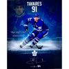John Tavares Toronto Maple Leafs Autographed 16" x 20" Maple Leafs Debut Stylized Photograph - Limited Edition of 91
