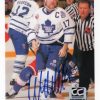 Wendel Clark Autographed 5.125 x 7.125 Toronto Maple Leafs Photo