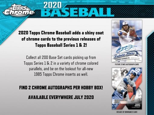 2020 Topps Chrome Baseball