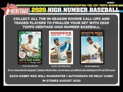 2020 Topps Heritage High Number Baseball