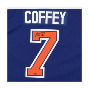 Paul Coffey Autographed Edmonton Oilers Authentic CCM Blue Jersey