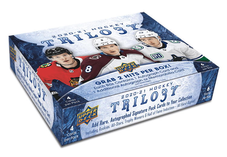2020-21 Upper Deck Trilogy Hockey Hobby Box
