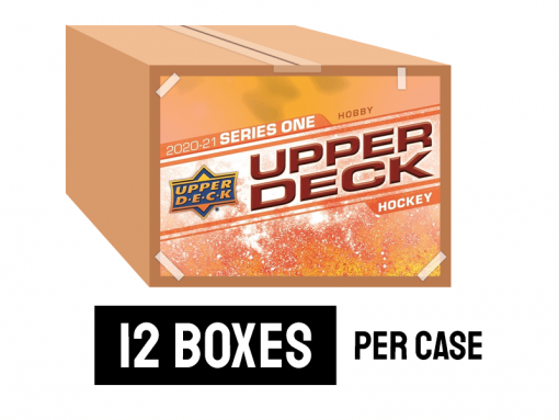 2020-21 Upper Deck Series 1 Hockey Hobby Case (12 Boxes)