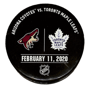 Coyotes vs Leafs Puck - February 11, 2020