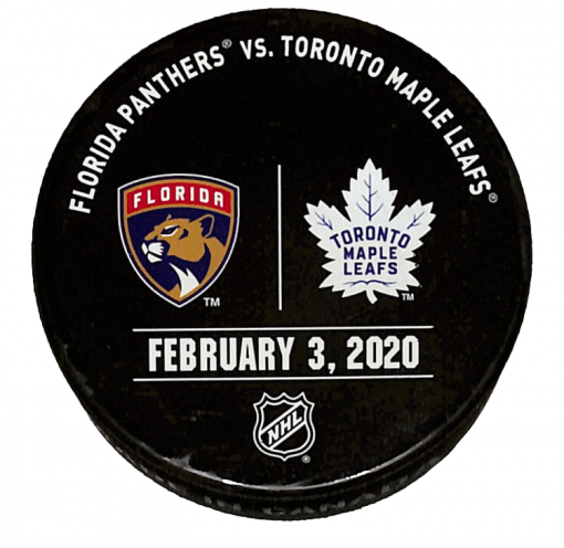 Panthers vs Leafs Puck - February 3, 2020