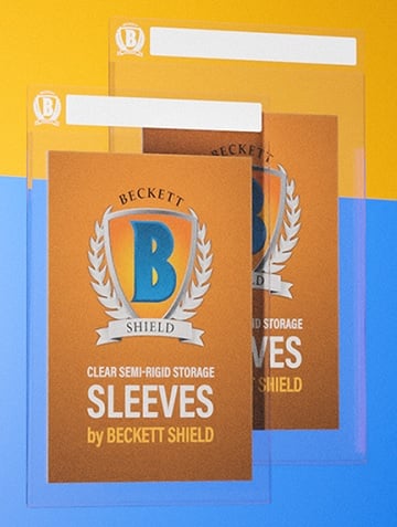 Beckett Shield Semi Rigid 1/2" Lip Large Sleeves 50ct (Graded Submission)