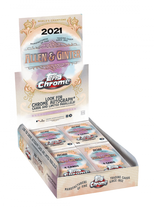 2021 Topps Allen & Ginter Chrome Hobby Baseball Box