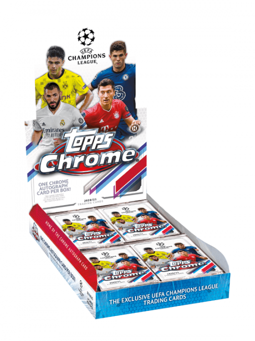2021 Topps Chrome Champions League UEFA Soccer Hobby Box