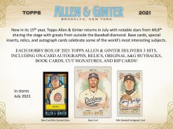 2021 Topps Allen & Ginter Hobby Baseball Box
