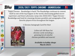 2021 Topps Chrome Bundesliga Soccer Hobby Box