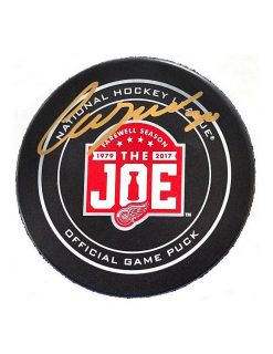 Chris Osgood Autographed Puck Detroit Red Wings