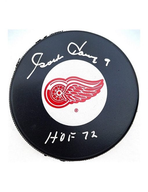 Gordie Howe Autographed Puck Detroit Red Wings