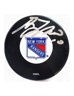 Guy Lafleur Autographed Puck New York Rangers