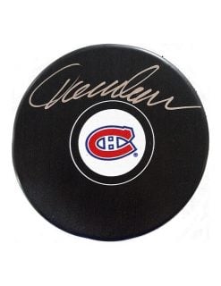Jacques Lemaire Autographed Puck Montreal Canadiens