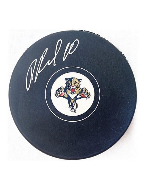 Pavel Bure Autographed Puck Florida Panthers