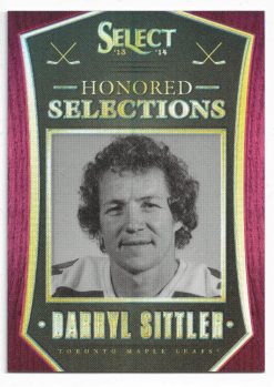 2013-14 Panini Select Honored Selections Red Prizm Darryl Sittler /35