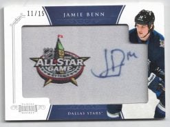 2011-12 Panini Dominion All-Star Embroidered Patch Signatures Jamie Benn 11/15