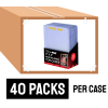 ULTRA PRO 3X4 REGULAR ROOKIE GOLD TOPLOADERS 25 COUNT PACK CASE