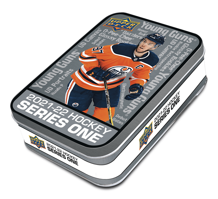 2021-22 Upper Deck Series 1 Hockey Retail Tin
