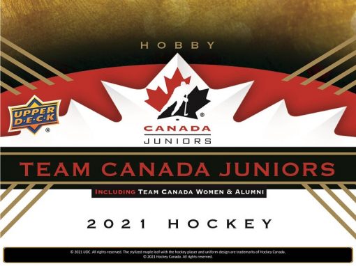 2021-22 Upper Deck Team Canada World Juniors Hockey Hobby Box