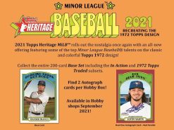 2021 Topps Heritage Minor League Hobby Baseball